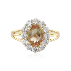 Gouden ring met een Oregon zonnesteen
