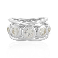 Zilveren ring met een zirkoon