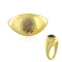Zilveren ring met een rookkwarts