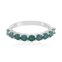 Zilveren ring met Grandidierieten
