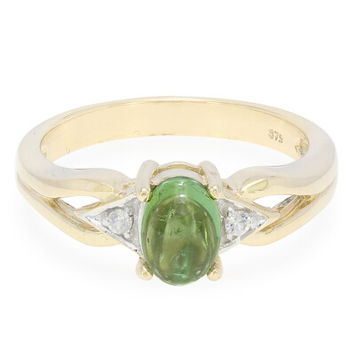 Gouden ring met een Braziliaanse Paraiba toermalijn