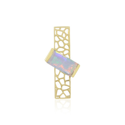 Gouden hanger met een AAA Welo-opaal (Ornaments by de Melo)