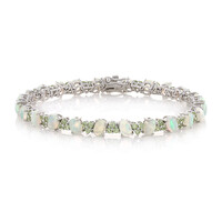 Zilveren armband met Welo-opalen