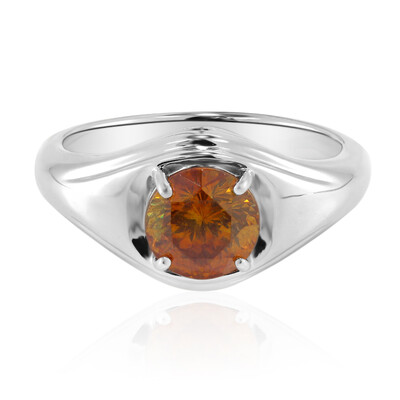 Zilveren ring met een Spaanse sfaleriet (Tenner Diniz)