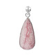 Zilveren hanger met een rhodochrosiet (Bali Barong)