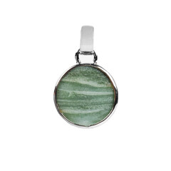 Zilveren hanger met een Pacific Chalcedoon