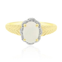Gouden ring met een AAA Welo-opaal (de Melo)