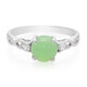 Zilveren ring met een keizerlijk chrysopraas