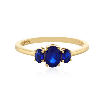 Zilveren ring met een Koningsblauwe Spinel