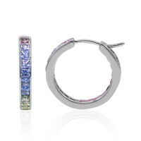 Gouden oorbellen met blauwe saffieren (Estée Collection)