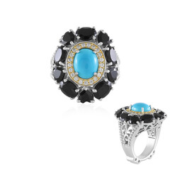 Zilveren ring met een Sleeping Beauty Turkoois (Dallas Prince Designs)
