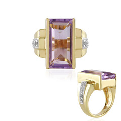 Zilveren ring met een lavendel amethist