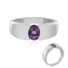 Zilveren ring met een Azuurblauwe Kwarts