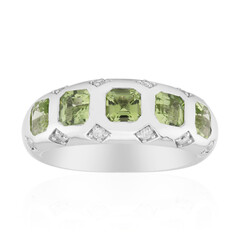 Zilveren ring met Jilin Peridoten (Remy Rotenier)