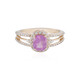 Gouden ring met een Onverhitte Luc Yen saffier (AMAYANI)
