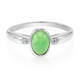 Zilveren ring met een keizerlijk chrysopraas
