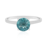 Zilveren ring met een Belgian Teal Fluoriet