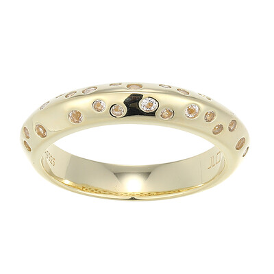 Zilveren ring met witte topaasstenen (Adela Silber)