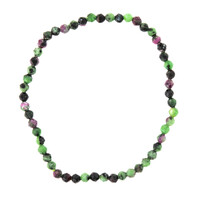 Armband met robijn zoisietstenen