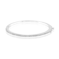 Zilveren armband met zirkonen
