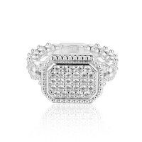 Zilveren ring met zirkonen (Dallas Prince Designs)