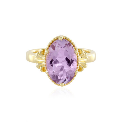 Zilveren ring met een lavendel amethist