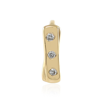 Gouden hanger met I2 (H) Diamanten