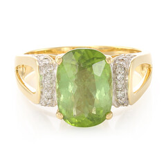 Gouden ring met een Paraiba toermalijn (AMAYANI)