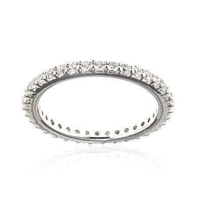 Zilveren ring met zirkonen
