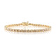 Gouden armband met I2 Champagne Diamanten (de Melo)
