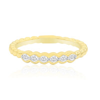 Gouden ring met Diamanten SI1 (G)