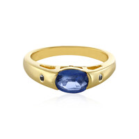 Zilveren ring met een kyaniet