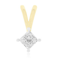 Gouden hanger met een Diamant SI1 (G)