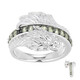 Zilveren ring met peridoots (Adela Silber)