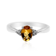 Zilveren ring met een Cognac Scapoliet