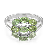 Zilveren ring met Paraiba toermalijnen