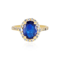 Zilveren ring met een Koningsblauwe Spinel