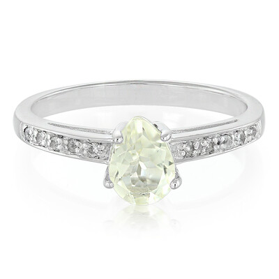 Zilveren ring met een Orthoklaas