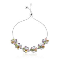 Zilveren armband met Birmese Peridoots