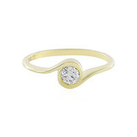 Gouden ring met een Loepzuivere (F) Diamant (LUCENT DIAMONDS)
