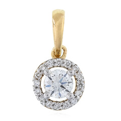 Gouden hanger met een VS2 (G) Canadese Diamant