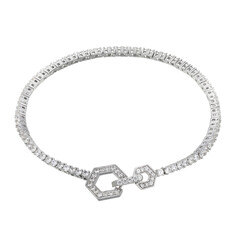 Zilveren armband met zirkonen (Adela Silber)