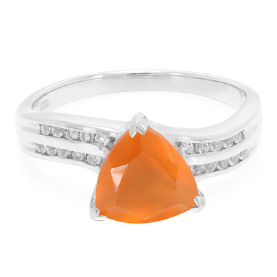 Zilveren ring met een carneool