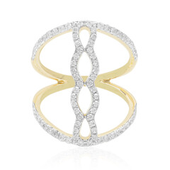 Gouden ring met Diamanten SI1 (G)
