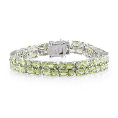 Zilveren armband met peridoots