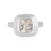 Zilveren ring met een rutielkwarts