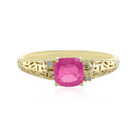 Gouden ring met een Madagaskar Roze Saffier (Ornaments by de Melo)
