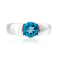 Zilveren ring met een Marambaia-topaas