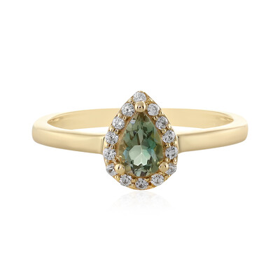 Gouden ring met een Oregon zonnesteen