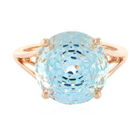 Gouden ring met een Capri topaas (PHANTASIA)
